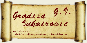 Gradiša Vukmirović vizit kartica